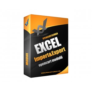 Opencart Excel Import ve Export Modülü Kullanımı