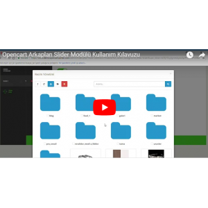OpencartUzman Arkaplan Slider Modülü