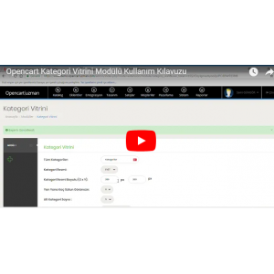 OpencartUzman Kategori Vitrini Modülü