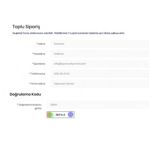 Opencart Form Modülü Kullanımı