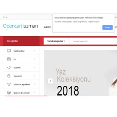 Opencart Sağ Tıklama Engelle Modülü