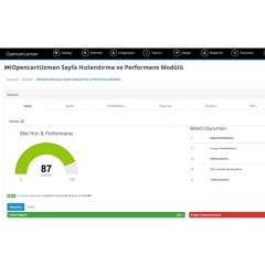 Opencart Performans & Hızlandırma Modülü