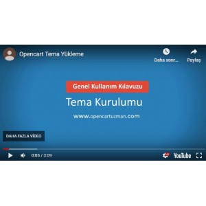 Opencart Tema Yükleme Kılavuzu